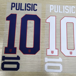 USA 2025 U.S. Soccer football star PULISIC #10 soccer number